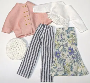 리카짱*핑크 코트 코디 세트