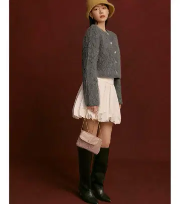 SNIDEL 벌룬 미니 스커트