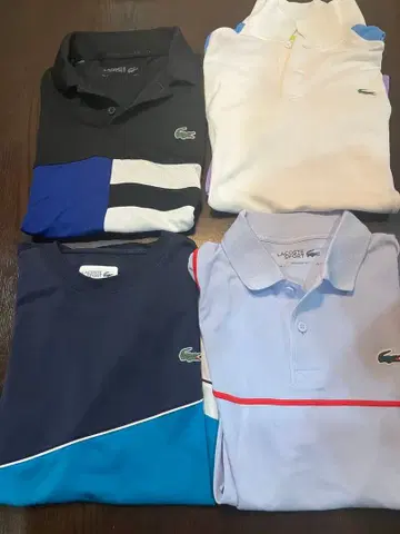 Lacoste 피케 셔츠 T셔츠 세트