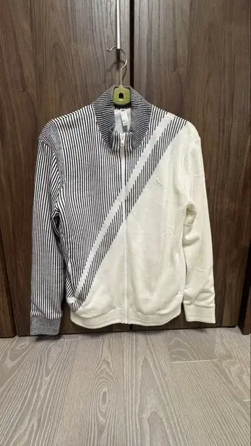 adidas 스트라이프 집업 스웨터 골프웨어 S