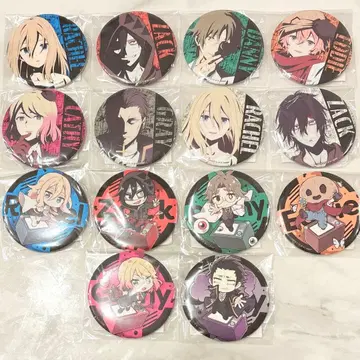 살육의 천사 애니메이션 5주년 기념 복권 캔뱃지 전종 세트