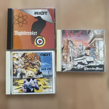 Riot CD 3장 세트