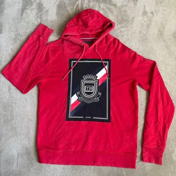 TOMMY HILFIGER 레드 후드티 XL