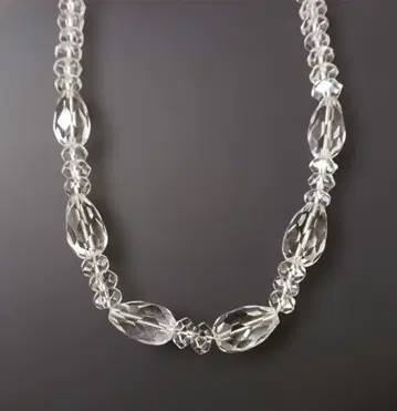 수정 목걸이 크리스탈 앤티크 빈티지 부적 주얼리