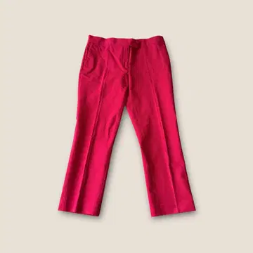 JOSEPH 루즈 레드 캐주얼 팬츠 신축성 약간 있음 사이즈 40