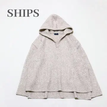 새상품급 SHIPS 7G 케이블 니트 후디