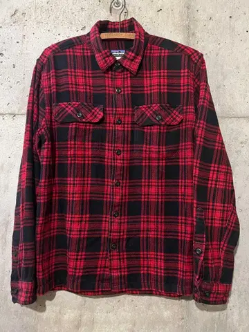 [ 좋은 배색 ] 파타고니아 오가닉 코튼 플란넬 셔츠 13년산 체크 S