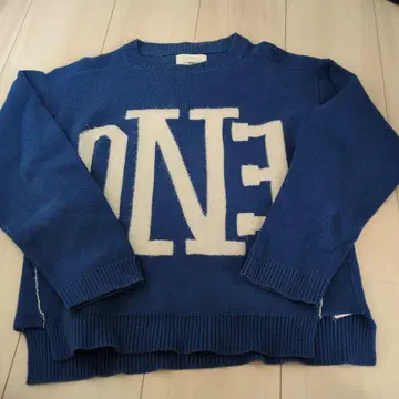 ZARA 니트 스웨터 파랑 사이즈 10