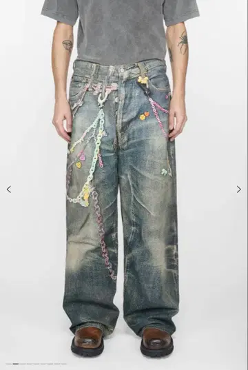 와이드 데님 팬츠