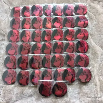 문호 스트레이독스 대박람회 홀로그램 캔뱃지 요사노 아키코 42개