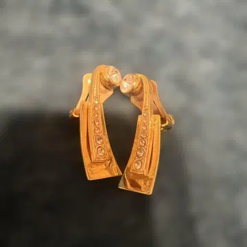 골드 스톤 장식 헤어핀