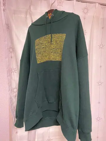 후와짱 ANN 발작 후드티 그린 L 사이즈