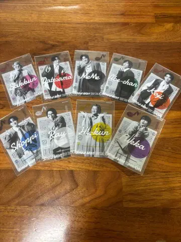 SnowMan ON 클리어 스티커