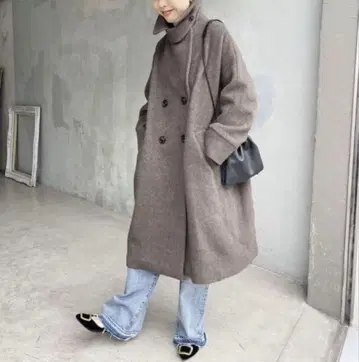 새상품급 TICCA 텐트 코트 모카