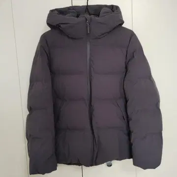 유니클로 심리스 다운 자켓 M 그레이