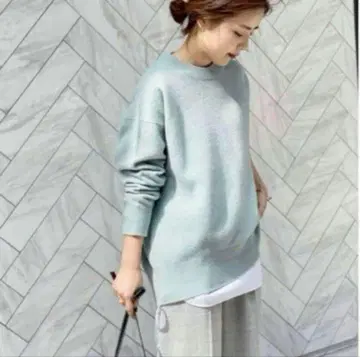 Spick & Span 캐시미어 울 크루 풀오버 스픽 앤 스팬