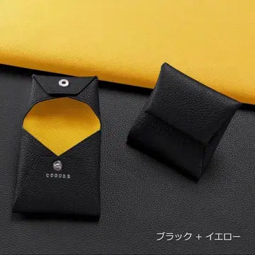 새상품 가죽 COGURE 코인 케이스 블랙