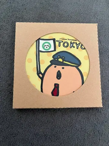 나가노 모구코로 도쿄 곰 스테이션 역장 규조토 코스터 새상품