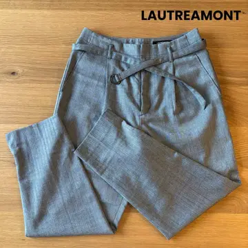 LAUTREAMONT, 그레이, 벨트 포함, 슬랙스, 38