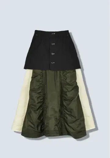 OMMO MIX FABRIC FLARE SK