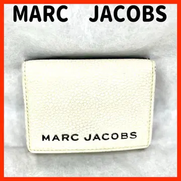 MARC JACOBS 3단 폴더형 지갑 화이트 블랙