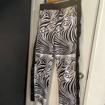 Champion 제브라 패턴 조거 팬츠