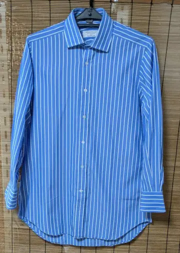 새상품급 TOMORROWLAND 긴팔 셔츠 남성용 스트라이프