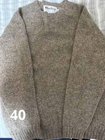할리 울 스웨터 사이즈 40 머쉬룸