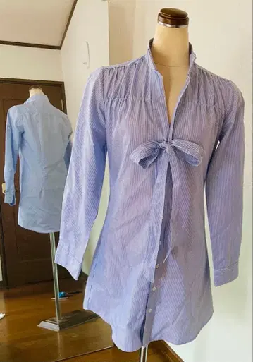 BARNEYS NEW YORK 스트라이프 긴팔 셔츠