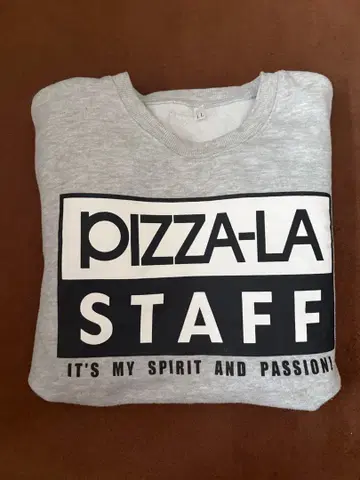 PIZZA-LA STAFF 트레이닝복 그레이