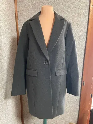 [ 중고 ] SLY 그레이 체스터 코트