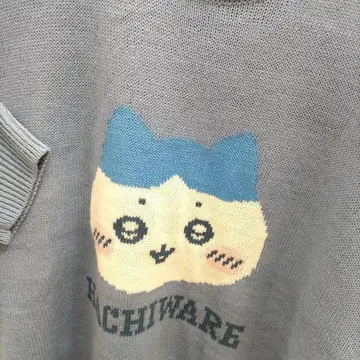 아베일 하치와레 니트 스카이블루 파랑 M 사이즈 미사용 새상품