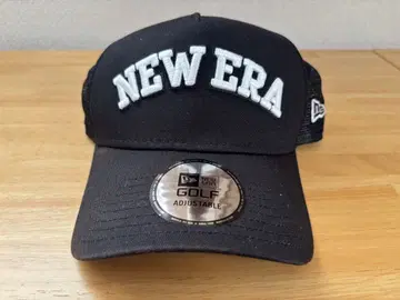 NEW ERA 골프 메쉬 캡 블랙 프리