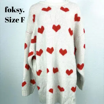 forksy. 오버 사이즈 리버서블 하트 사이즈 F [ 391 ]