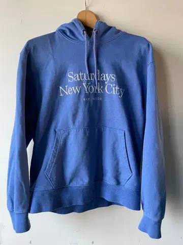 Saturdays New York City 후드티 블루 M