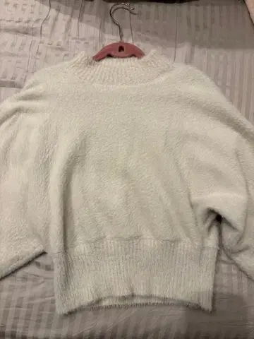 MERCURYDUO 화이트 니트 스웨터 F