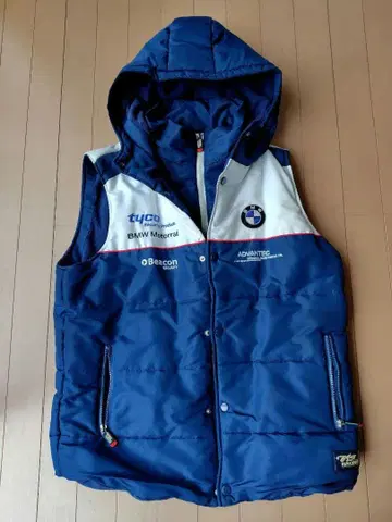 BMW Motorrad Tyco 레이싱팀 공식 의류 충전솜 베스트
