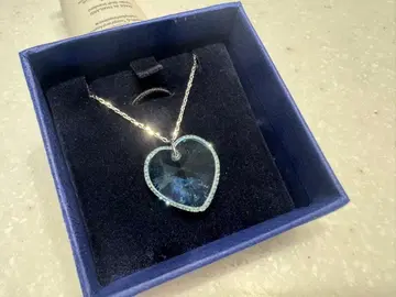 Swarovski 하트형 크리스탈 목걸이