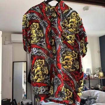 Pherrus 컬러풀 그래픽 반팔 셔츠 LG