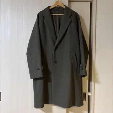 그린 라벨 릴랙싱 FAbRICA 캐시미어 혼방 멜톤 체스터 코트