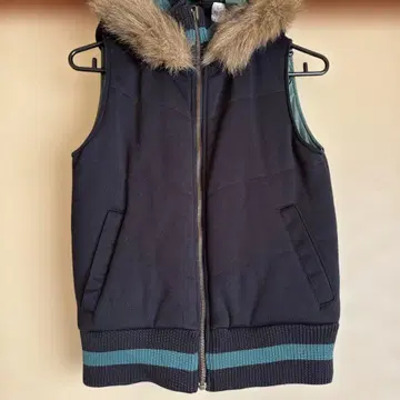 타미힐피거 후드 부착 퀼팅 리버서블 베스트