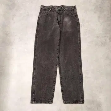 Wrangler 랭글러 W31 블랙 데님 하의 블랙 14699
