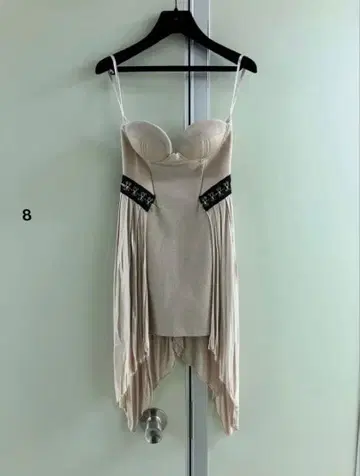 [ alice McCALL ] BEIGE 코르셋 브라탑 미니 원피스