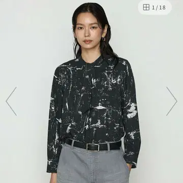 대리석풍 셔츠 사이즈 9