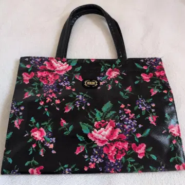 [미사용과 동일] FEILER 플라워 프린트 핸드백