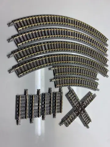 TOMIX N 게이지 철도 모형 직선 곡선 크로싱 레일 세트