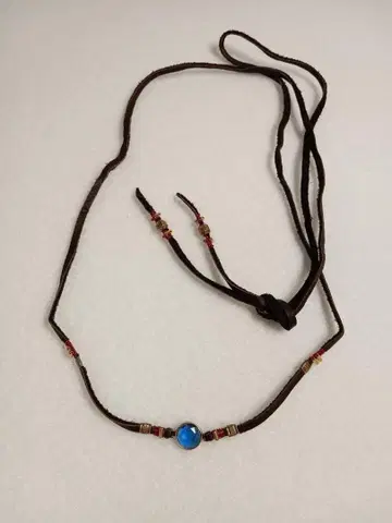 새상품 CHAN LUU Leather wrap necklace