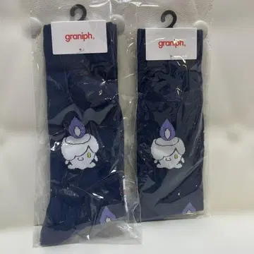 graniph 히토모시 자수 네이비 삭스