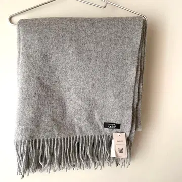 새상품 Johnstons 어반 리서치 울 100% 그레이 대형