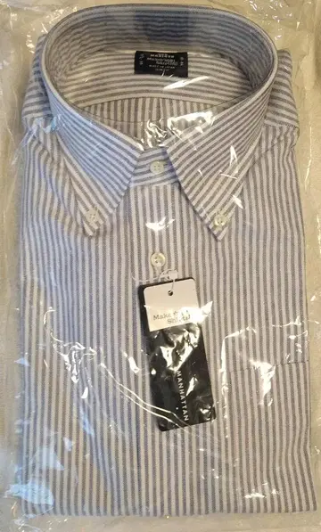 [새상품] 가마쿠라 셔츠 긴팔 40-84 슬림핏 스트라이프 셔츠